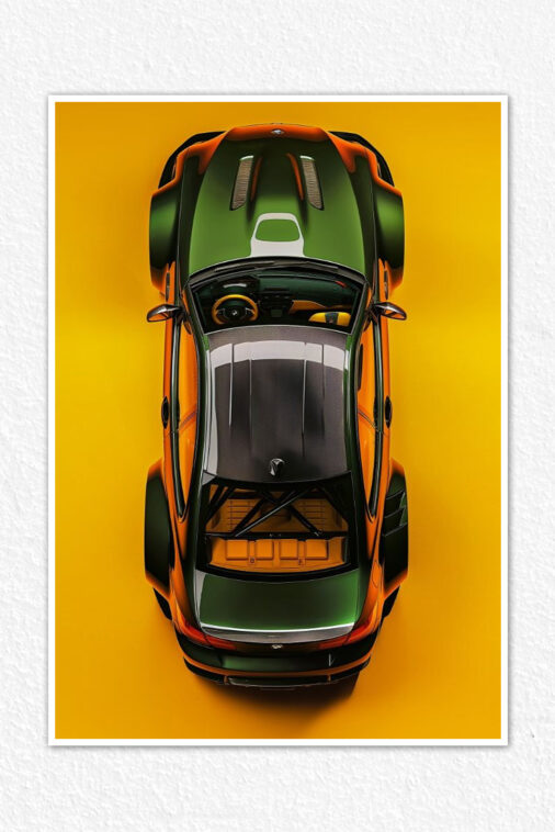 Dark Green BMW M3 Poster Cars Collection