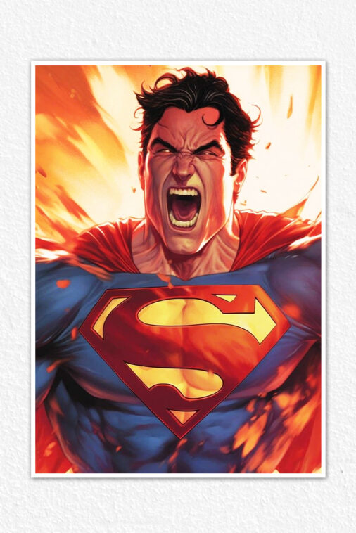 Dc Comics Superman Superhero Flight Poster DC Superheroes