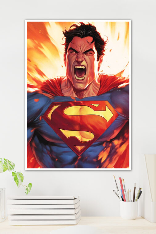 Dc Comics Superman Superhero Flight Poster DC Superheroes - Image 3