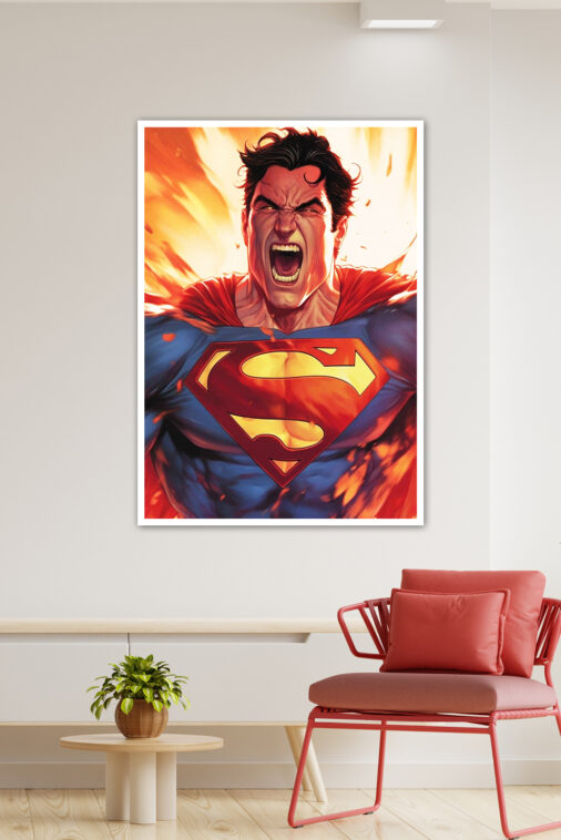 Dc Comics Superman Superhero Flight Poster DC Superheroes - Image 4