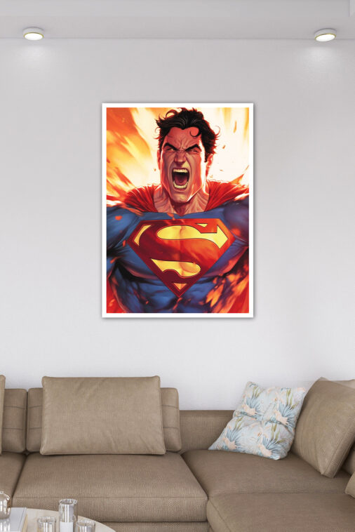 Dc Comics Superman Superhero Flight Poster DC Superheroes - Image 7