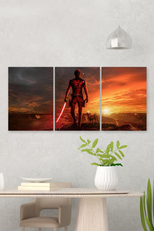 Deadpool Star Wars Crossover Ultrawide Poster