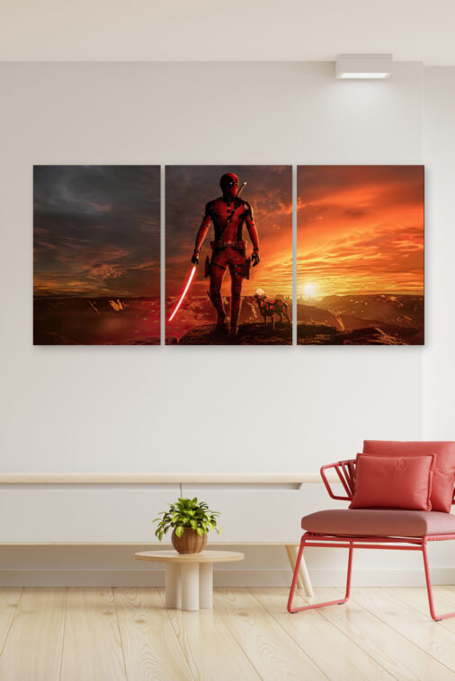 Deadpool Star Wars Crossover Ultrawide Poster - Image 3