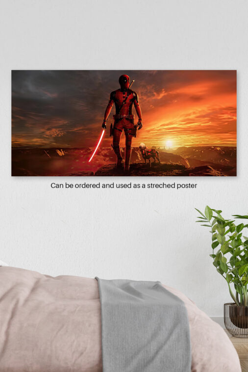 Deadpool Star Wars Crossover Ultrawide Poster - Image 4