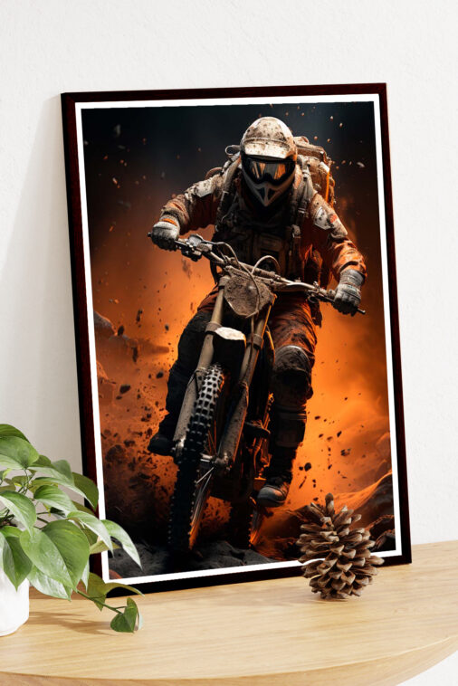 Dirt Bike Motorcycle Rider Poster Bikes Collection - Image 4