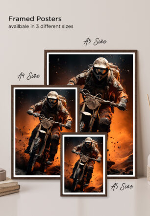 Dirt Bike Motorcycle Rider Poster Bikes Collection - Image 5