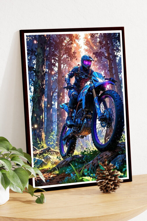 Dirt Motorcross Adventure Poster Bikes Collection - Image 4