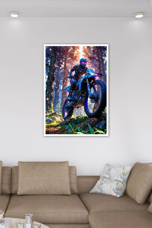 Dirt Motorcross Adventure Poster Bikes Collection - Image 6
