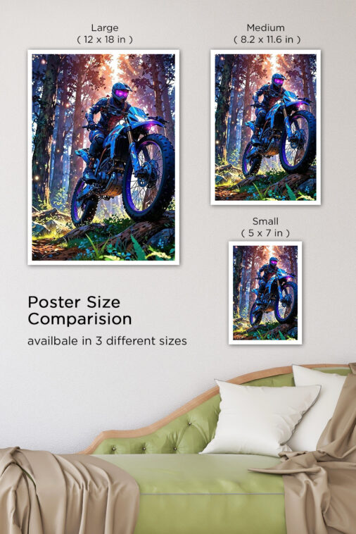 Dirt Motorcross Adventure Poster Bikes Collection - Image 7