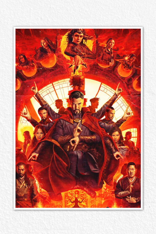 Doctor Strange Portrait Magic Energy Poster Marvel Collection