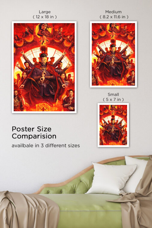 Doctor Strange Portrait Magic Energy Poster Marvel Collection - Image 7