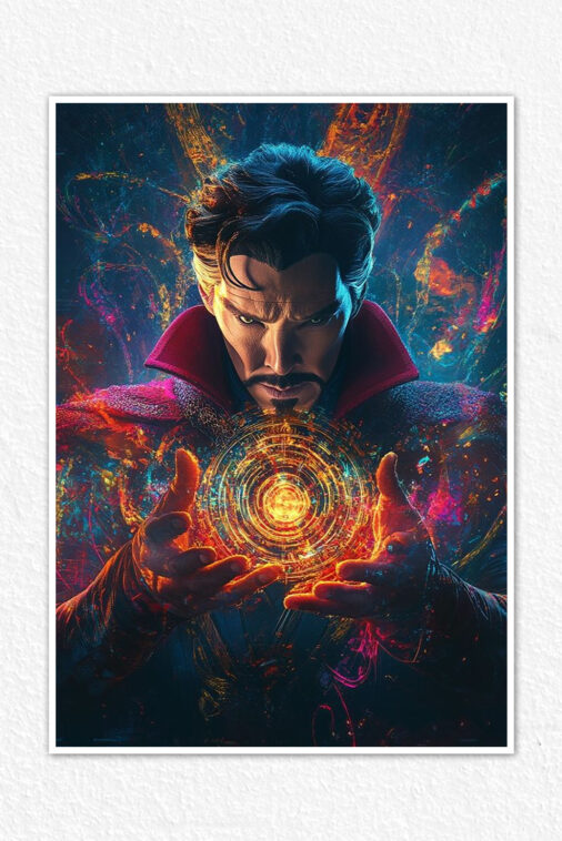 Doctor Strange Ring Power Poster Marvel Superheroes