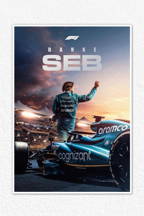Drake Seb Aston Martin Poster Cars Collection