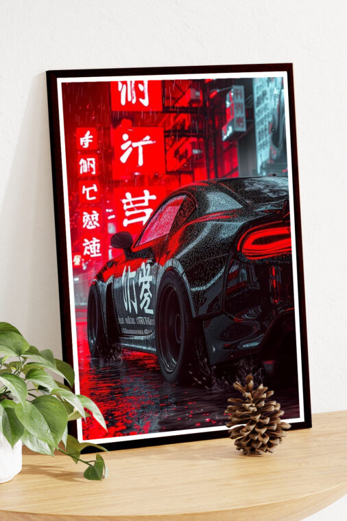 Drift Of Tokyo Light Street Poster Cars Collection - Image 5