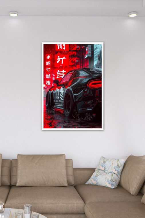Drift Of Tokyo Light Street Poster Cars Collection - Image 7