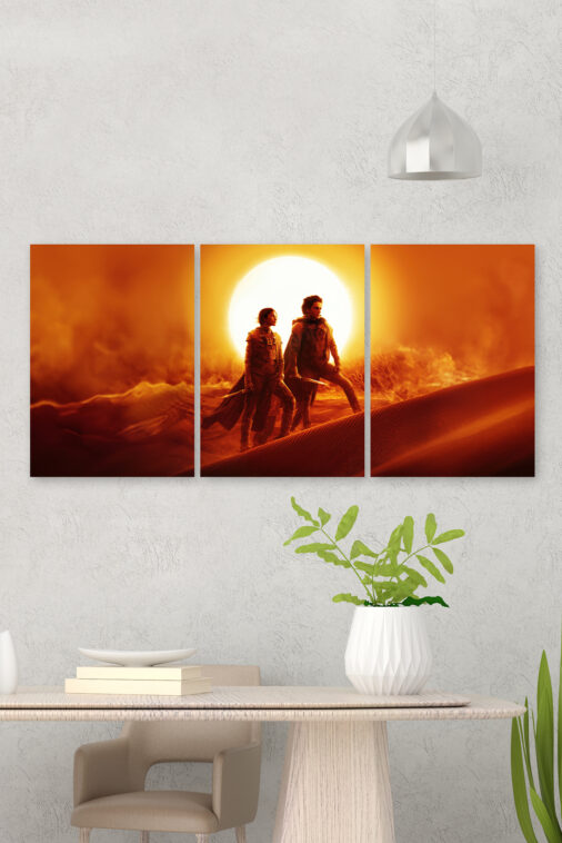 Dune Part Two Desert Journey Ultrawide Poster