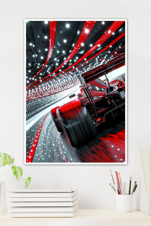 Epic F1 Race On Track Poster Cars Collection - Image 3