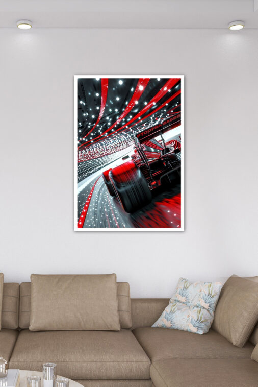 Epic F1 Race On Track Poster Cars Collection - Image 7