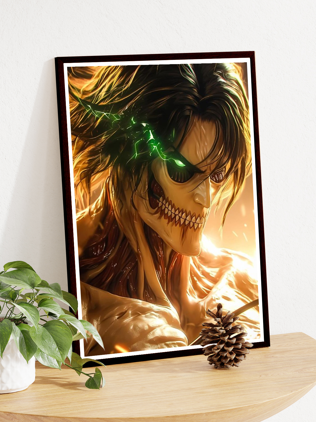 Eren Yeager Anger Rage Anime Poster - Image 5