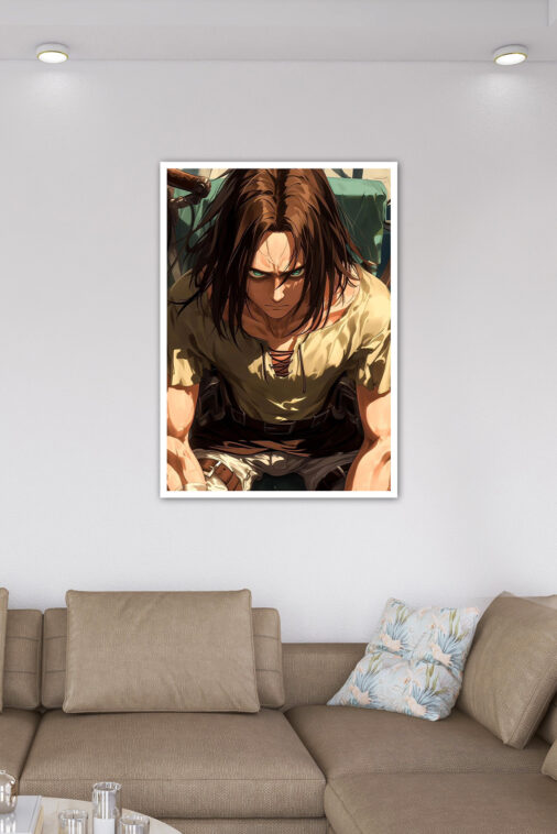 Eren Yeager Dead Look Anime Poster - Image 6