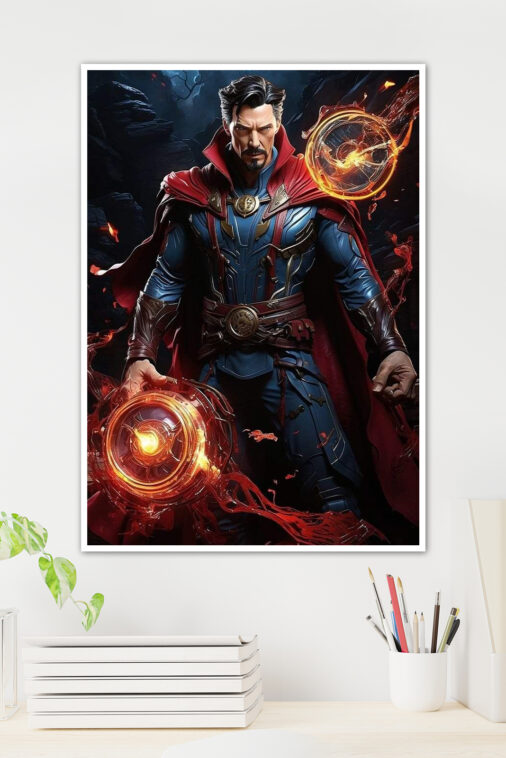 Fire Sling Ring Power Doctor Strange Poster Marvel Superheroes - Image 2