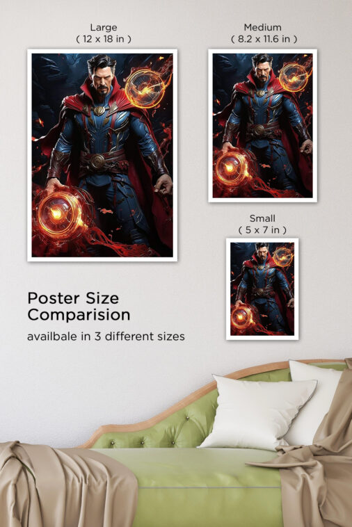 Fire Sling Ring Power Doctor Strange Poster Marvel Superheroes - Image 7