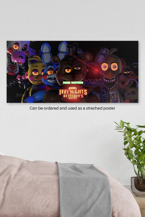 Five Nights at Freddys 2 Grand Reopening Ultrawide Poster - Image 3