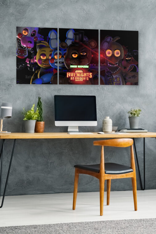 Five Nights at Freddys 2 Grand Reopening Ultrawide Poster - Image 4