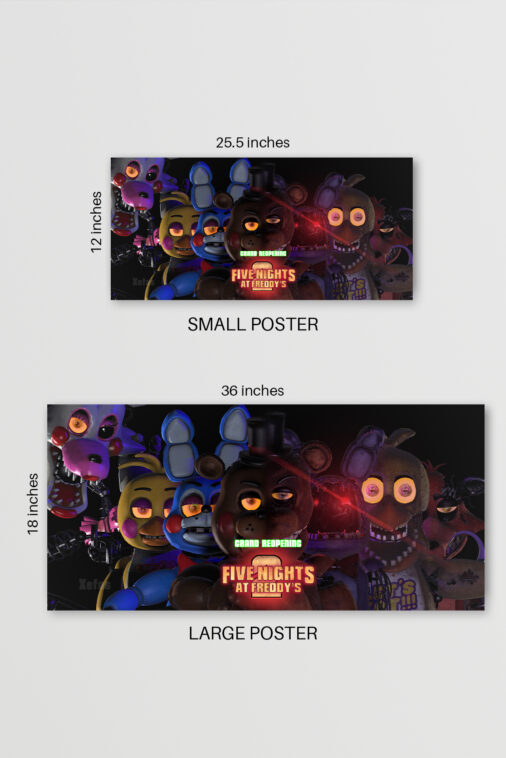 Five Nights at Freddys 2 Grand Reopening Ultrawide Poster - Image 5