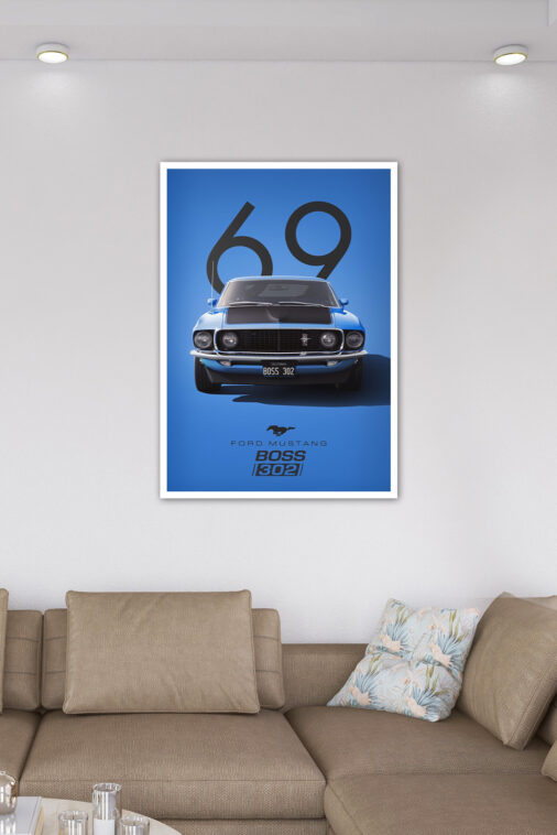 Ford Mustang Boss 302 Poster Cars Collection - Image 6