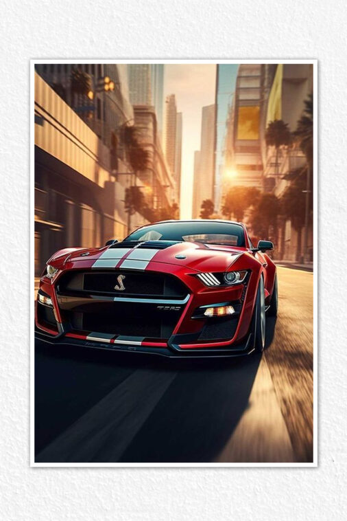 Ford Mustang Shelby GT500 Poster Cars Collection