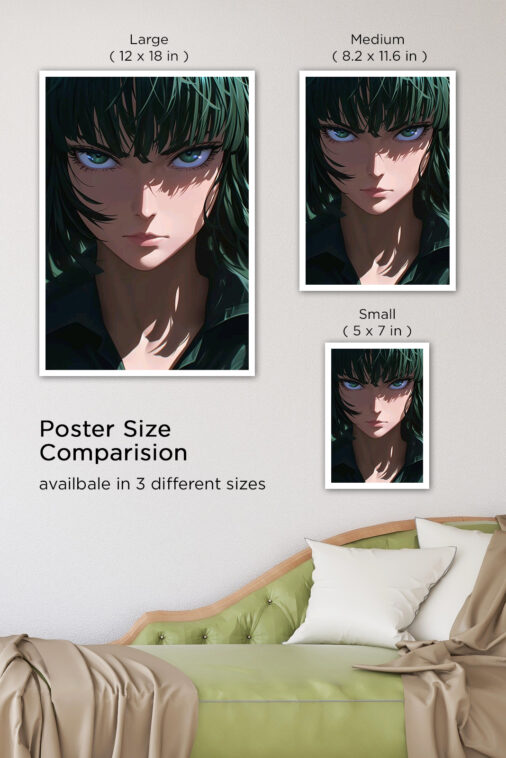Fubuki Blizzard of Hell One Punch Man Anime Poster - Image 7