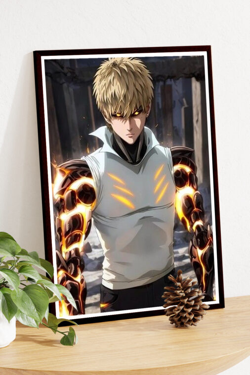 Genos One Punch Man Anime Poster - Image 4
