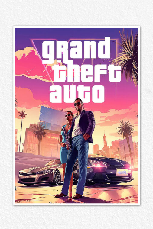 Grand Theft Auto Game Poster