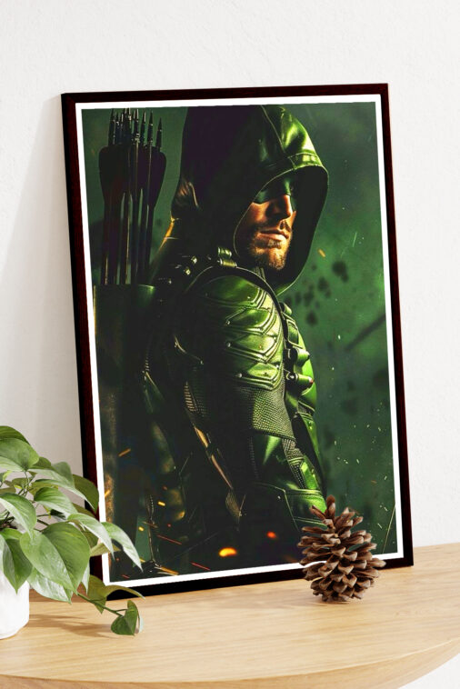 Green Arrow Portrait Superhero Poster DC Superheroes - Image 4