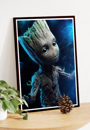 Groot Blu Light Poster Marvel Collection - Image 4