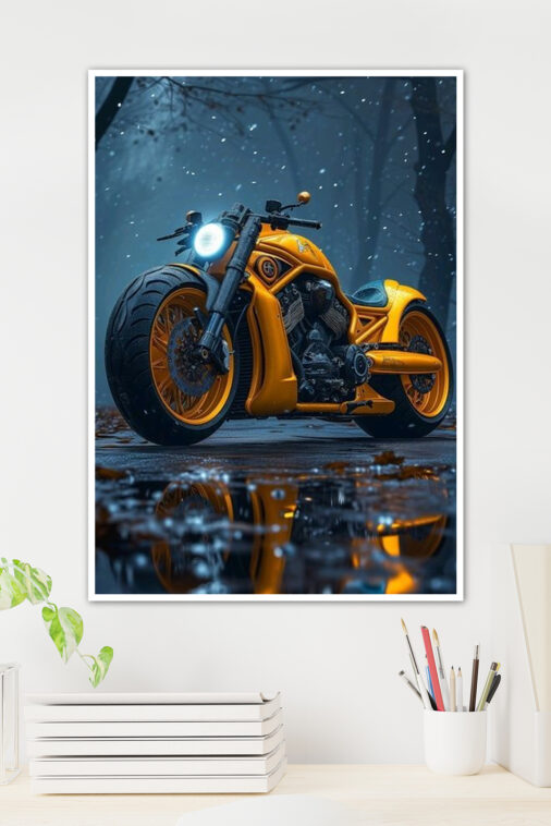 Harley Davidson VRSC Poster Bikes Collection - Image 2