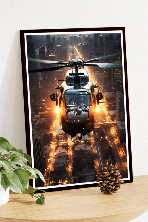 Heavy Firing High Fly War Chopper Warcraft Poster Collection - Image 5