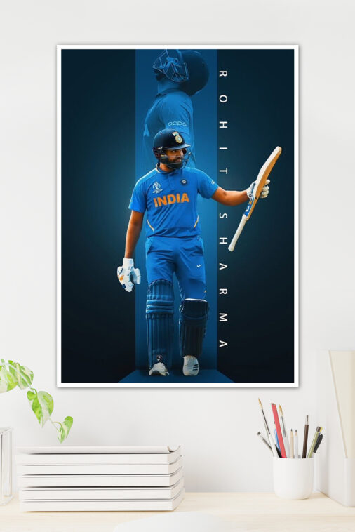 Hitman Rohit Sharma Cricket Sports Poster Collection - Image 2