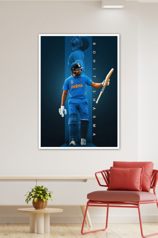 Hitman Rohit Sharma Cricket Sports Poster Collection - Image 3