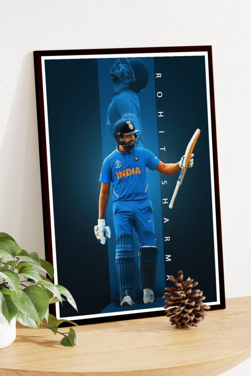 Hitman Rohit Sharma Cricket Sports Poster Collection - Image 4