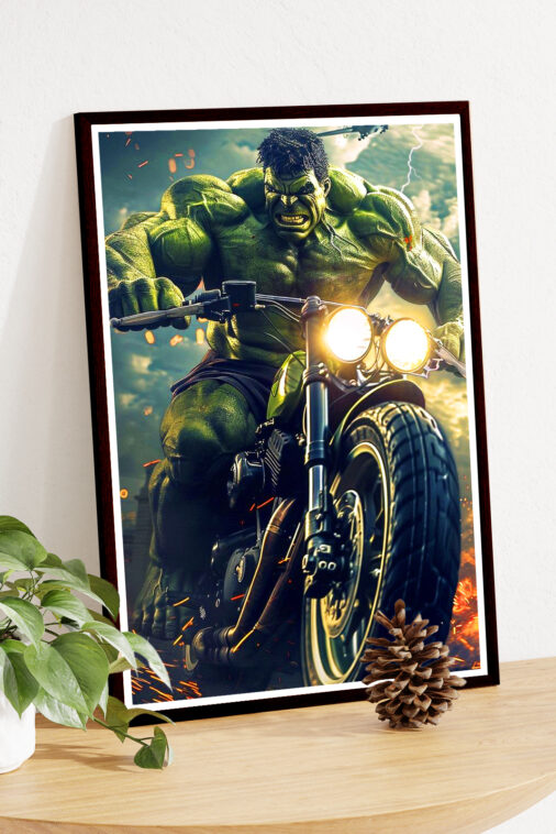 Hulk Motorbike Ride Poster Marvel Collection - Image 4