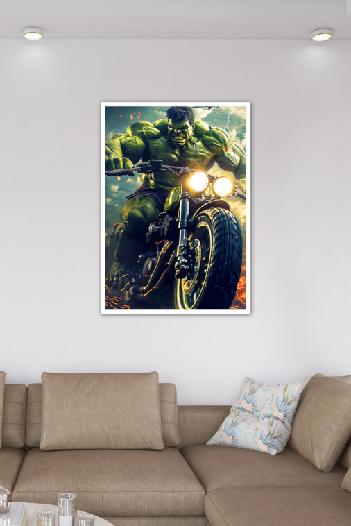 Hulk Motorbike Ride Poster Marvel Collection - Image 6