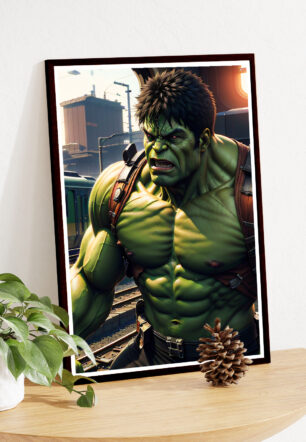 Hulk Warrior Pose Poster Marvel Collection - Image 4