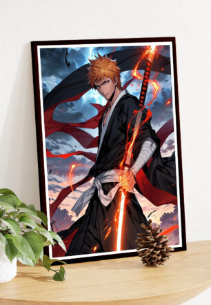 Ichigo Kurosaki Bankai Tentacled Sword Anime Poster - Image 4