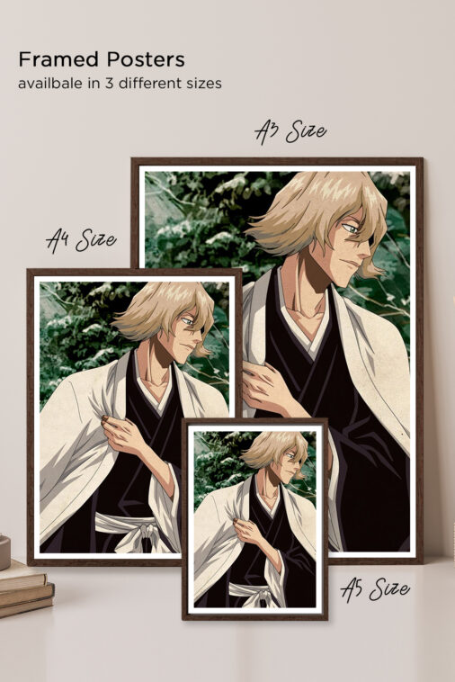 Ichigo Kurosaki Hollow Mask Flames Anime Poster - Image 6