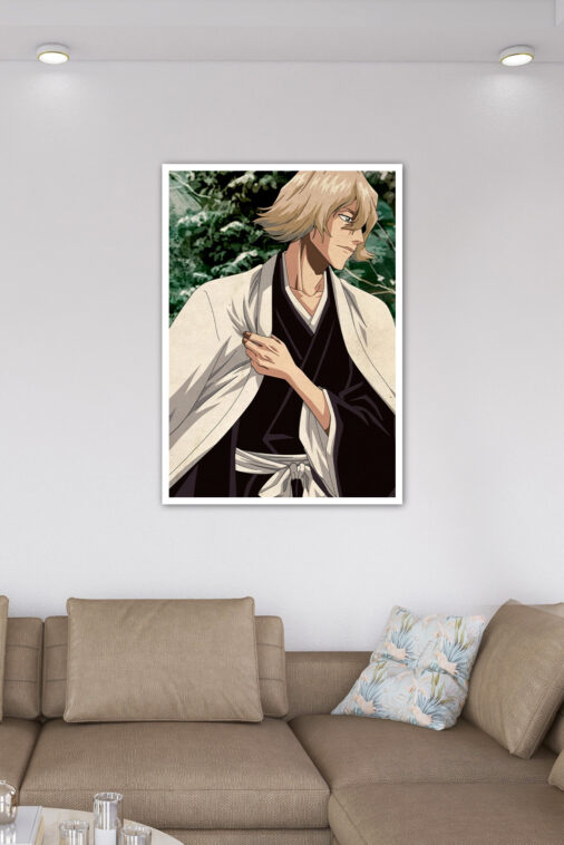 Ichigo Kurosaki Hollow Mask Flames Anime Poster - Image 7