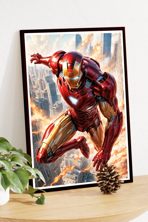 Iron Man Comic Art Poster Marvel Collection - Image 5