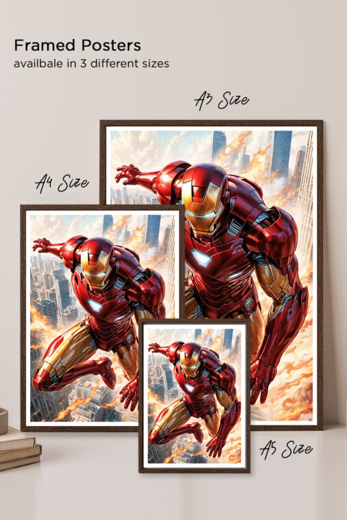 Iron Man Comic Art Poster Marvel Collection - Image 6
