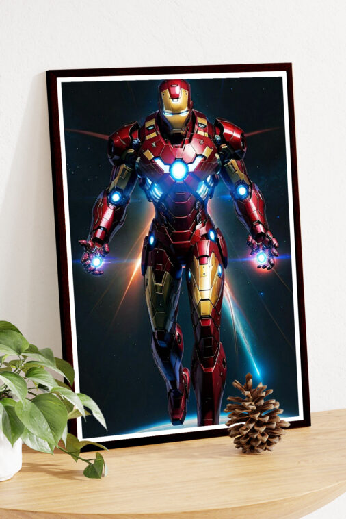 Iron Man Space Armor Poster Marvel Collection - Image 4